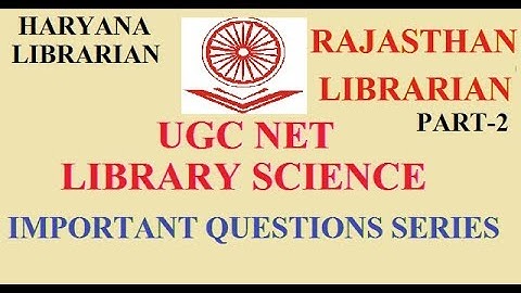 Rajasthan Librarian I NTA NET LIbrary Science |HSSC Librarian I KVS librarian l NVS Librarian