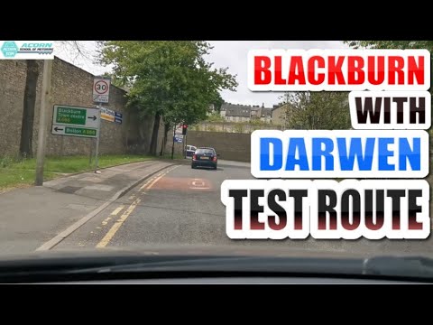 Blackburn with Darwen Driving test route Darwen Test centre