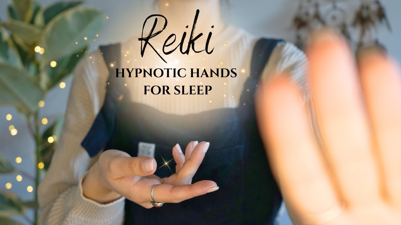 Reiki ASMR ~ Energy Healing for Sleep | Slow Hand Movements, Face ...