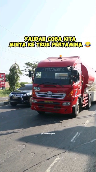 Minta Klakson Telolet ke Truk Pertamina? #basuri #teloletbasuri #shorts