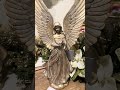 Raz 17" Gold Angels Christmas Figures Set of 2 4630531