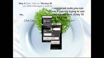 How to backup Galaxy S 4G Android Smartphone SMS to mac