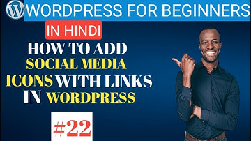 How to add Social Media Icons to WordPress | Wordpress tutorials in hindi | BGM Techs