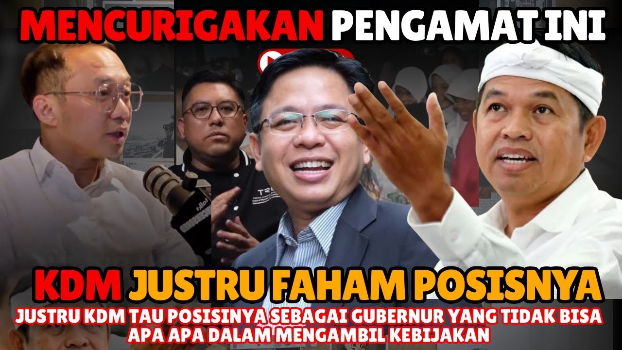 KDM Justru Faham Posisinya