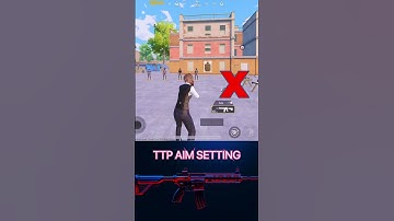 Best Trick TTP AIM Setting #shorts #pubgmobile #viral