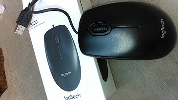 Logitech B100 Review & Unboxing || Optical USB Mouse (Black)