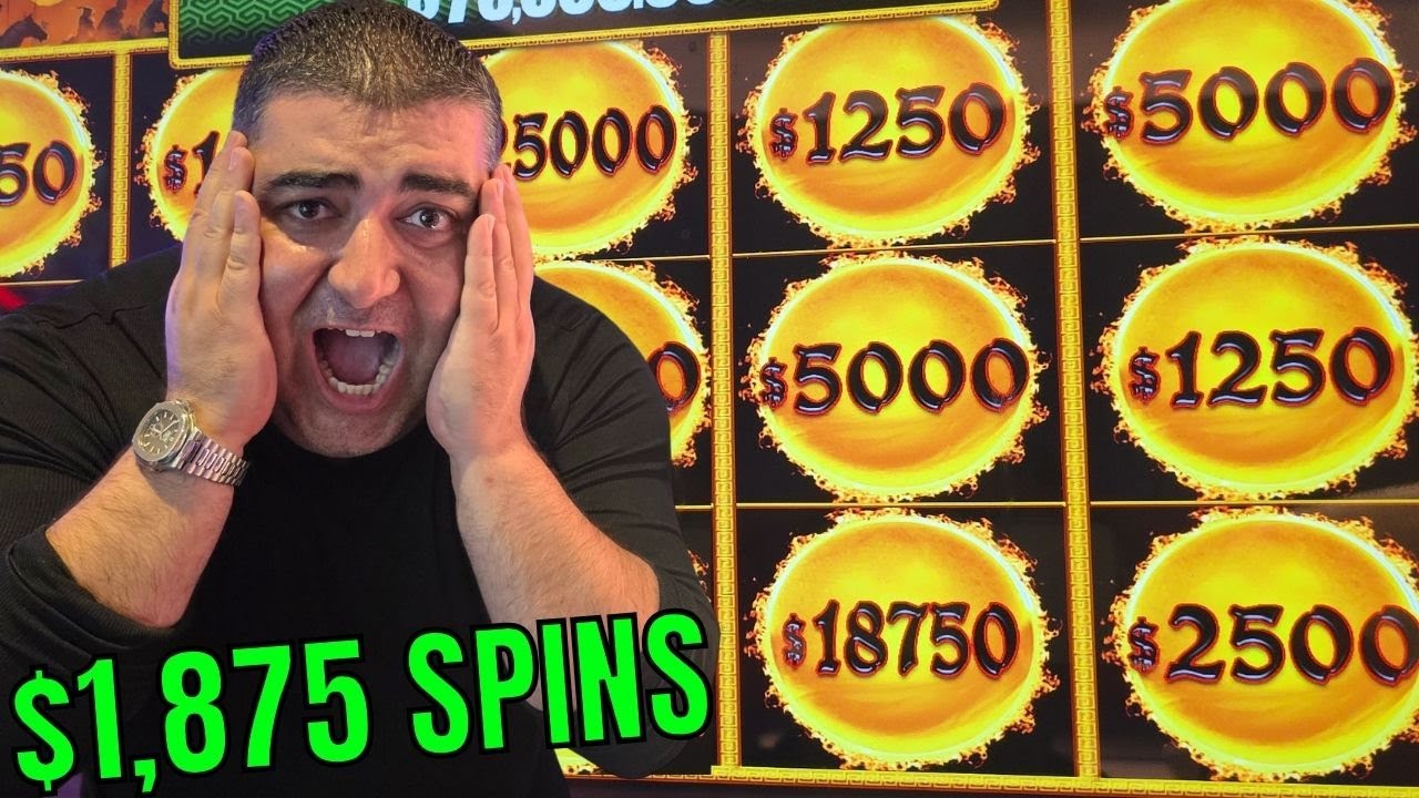 $1,875 SPINS & DOZENS OF JACKPOTS ON MILLION-DOLLAR DRAGON LINK 😳