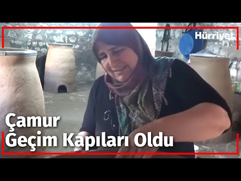 Çamurdan Kazandığı Para ile 8 Çocuğunu Okutan Fedakar Anne!