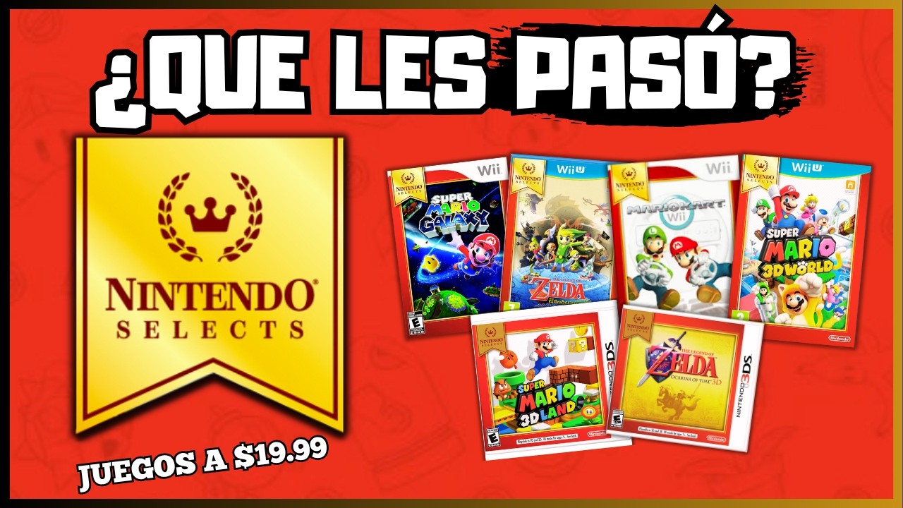 🔴 ¿Qué pasó con los Nintendo SELECTS? La era dorada de los juegos baratos de Nintendo