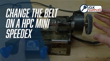 How to change the belt on a HPC Mini Speedex 9120RM
