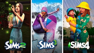 Времена года в The Sims | Сравнение 3 частей