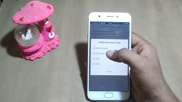 how to set network type oppo F1s