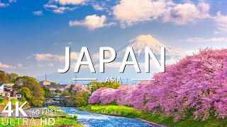 FLYING OVER JAPAN (4K UHD) - Relaxing Music Along With Beautiful Nature Videos - 4K Video Ultra HD