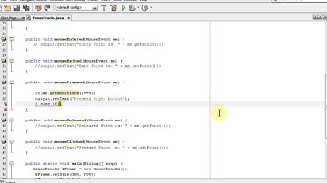 Java Programming: MouseListener Tutorial