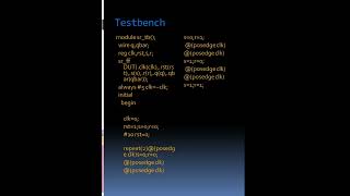 Verilog code for a SR Flip flop with testbench #vlsi #verification #interviewq #yt #education #sv