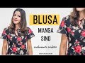 BLUSA MANGA SINO COM ACABAMENTO PERFEITO