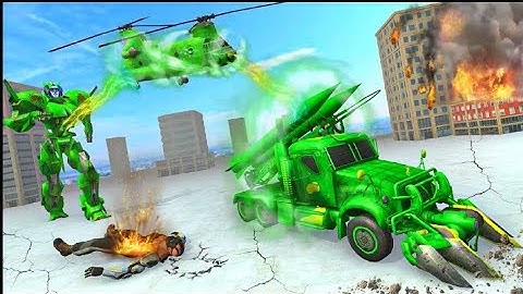 Flying Car Robot Transformation || Dino Robot VS ALIENS Robot || LA LA GAMES