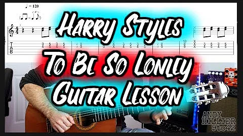 How to play Harry Styles - To Be So Lonely Guitar Lesson Tutorial