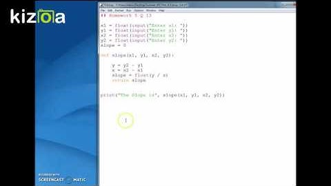 Kizoa Movie - Video - Slideshow Maker: Slope (using Python)