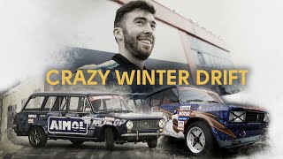 JAMES DEANE&#39;S CRAZY LADA WINTER DRIFT. MOTUL ЗИМKHANA 2022, FULL PERFORMANCE