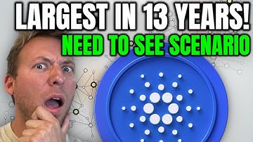 CARDANO ADA - THE SCENARIO YOU NEED TO SEE!!! LARGEST IN 13 YEARS!