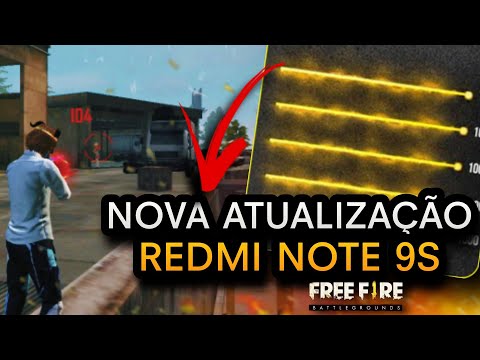 NOVA MELHOR SENSIBILIDADE E DPI PARA XIAOMI REDMI NOTE 9S FREE FIRE