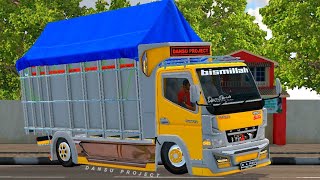 MOD BUSSID | Livery STANDAR POLOSAN Mod Truck Canter Terbaru