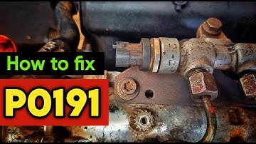 P0191 | p0191 fuel rail pressure sensor circuit range/performance | code p0191