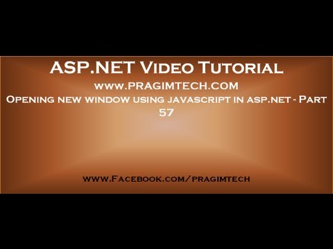 Opening new window using javascript in asp.net   Part 57