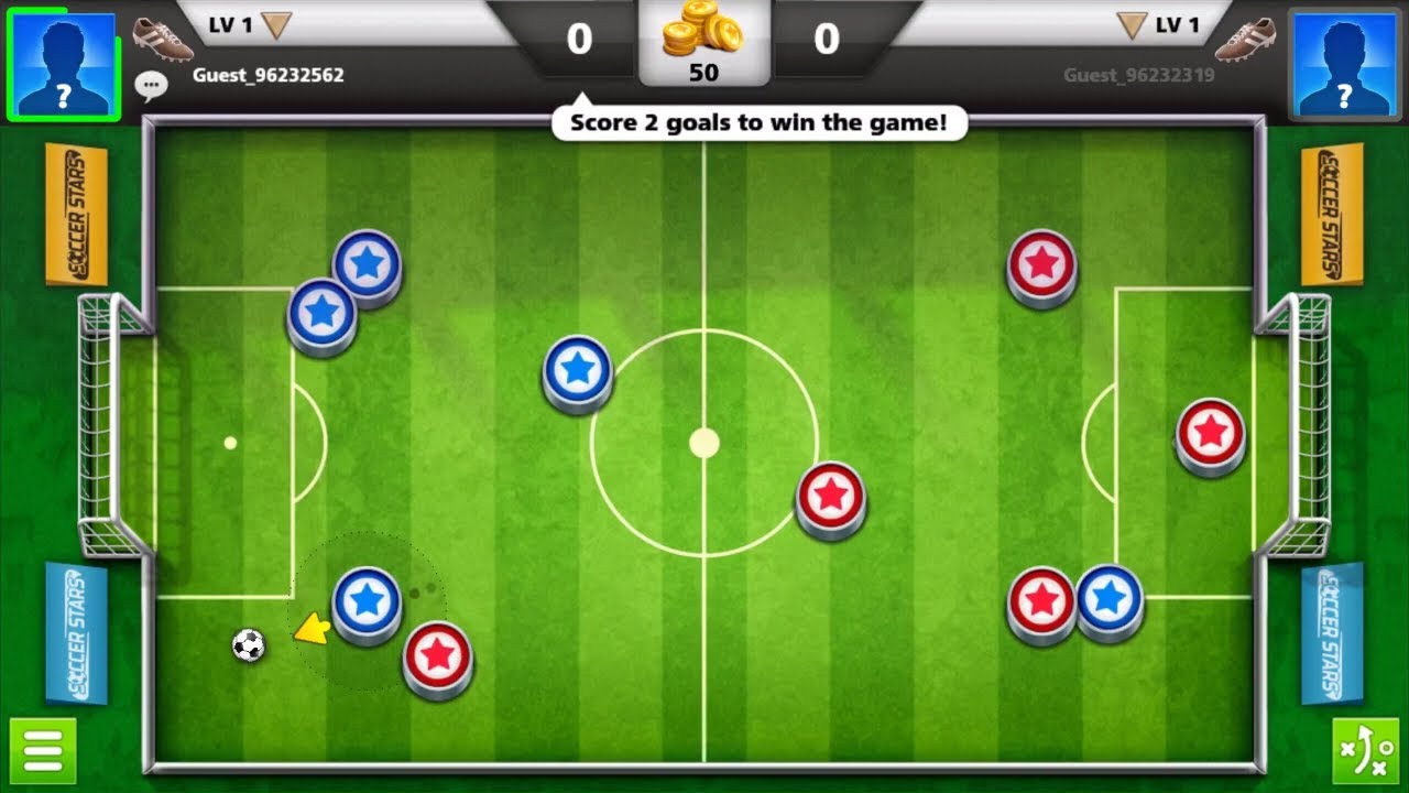 Soccer Stars Android and Ios Gameplay ~ PLay real Battles - YouTube