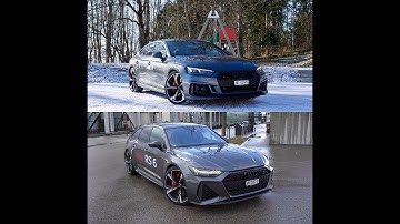 Exhaust war: 2020 Audi RS6 VS 2020 Audi RS5 (Both with OPF)