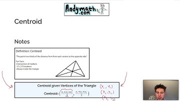 Centroid of a Triangle Formula