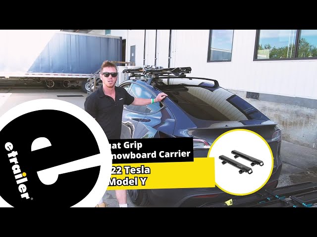 etrailer  Kuat Grip Slide Out Ski and Snowboard Carrier Review - 2022 Tesla  Model Y 