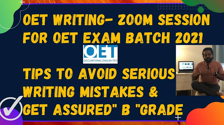 OET Writing-Detailed Zoom Session for Upcoming OET...