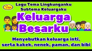 Lagu Tema Lingkunganku, Subtema Keluargaku : KELUARGA BESARKU - Media belajar PAUD TK