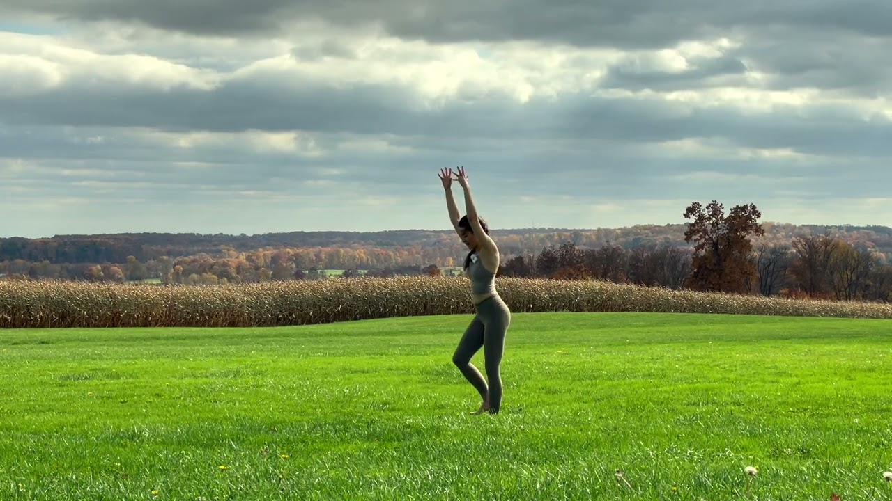 Standing Somatic Yoga Practice in Nature