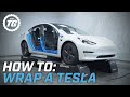 How to Wrap a Tesla Model 3 | Top Gear Handcrafted