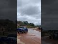 Ford Ranger Raptor crossing a river at speed