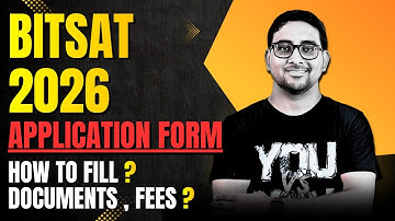 BITSAT 2026 Application Form Fillup Step By Step | Bits Pilani | Documents , Fee , Cutoff | Jee Main
