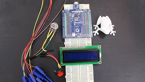 SAMD10 Xplained mini display Date & time on LCD 1602