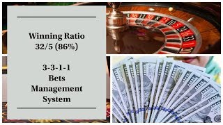 3-3-1-1 Bets Management System Roulette Casino Games Online