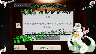 【phasmophobia 週間チャレンジ】ゴーストさんとかくれんぼ勝負コャァ！【妖狐竜 カミ】