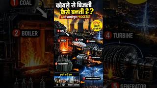 How Electricity Is Made from Coal? |Coal Power Plant Explained#electricity#coal #emi#current#shorts