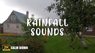 Heavy Rain No Thunder | Calm Down ASMR | Fall Asleep In 5 Minutes | Rainfall Sounds For Sleeping
