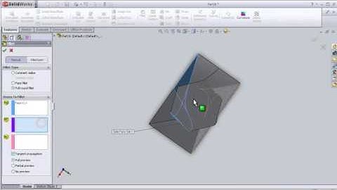 18  SolidWorks beginner TUTORIAL  FULL ROUND FILLET