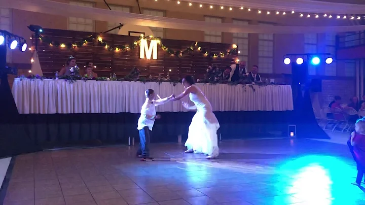 Little brother wedding dance