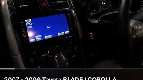 NHZN-W59G Toyota RADIO Bluetooth setup using your mobile to listen music