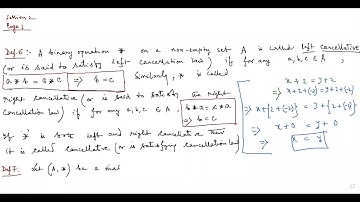 Binary operation and Group Theory