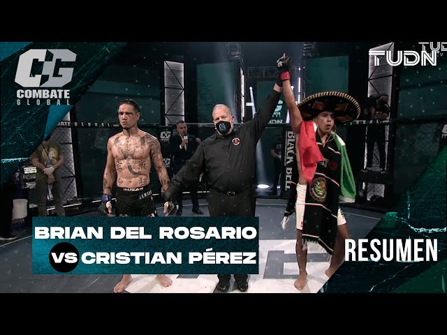 ¡TREMENDO! Cristian Pérez sigue invicto al superar a Brian Del Rosario | COMBATE GLOBAL | TUDN class=