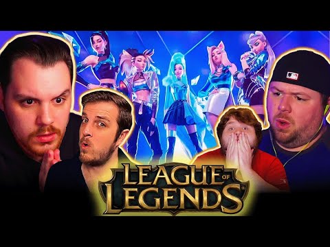 Every League Of Legends Kda Music Video | Group Reaction